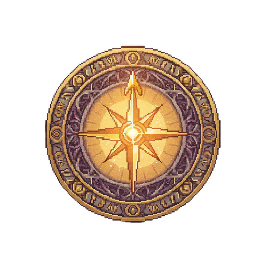 Compass badge